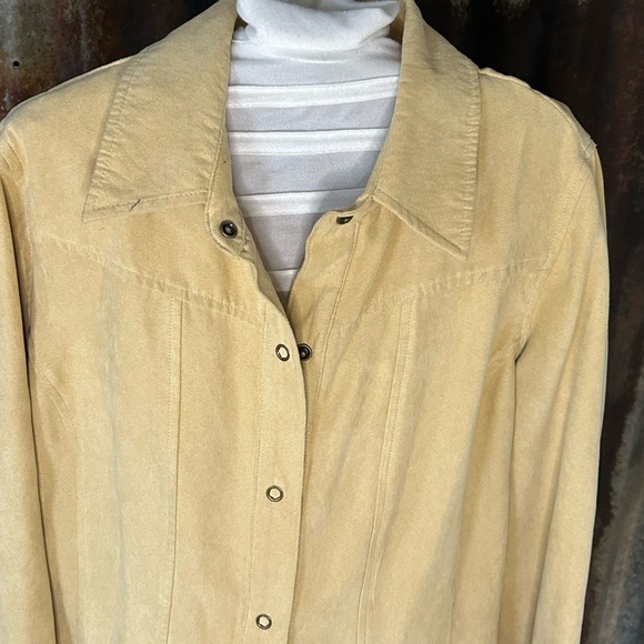 Studio 1940 Button Front Shirt-Size Large - Picture 4 of 7